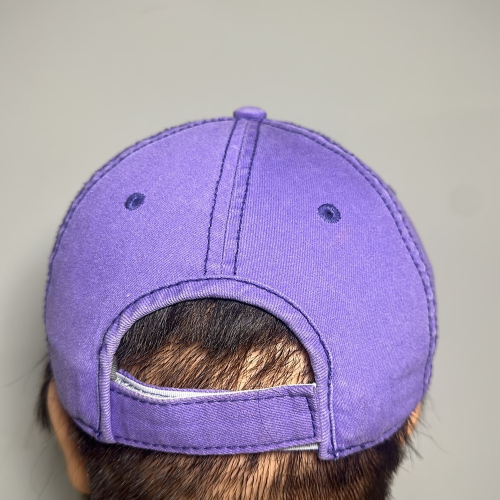 True Religion Purple with white logo Cotton adjustable Cap - Picture 3 of 9